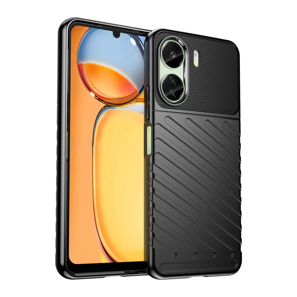Thunder Case oklepni ovitek za Xiaomi Redmi 13c - črn 5