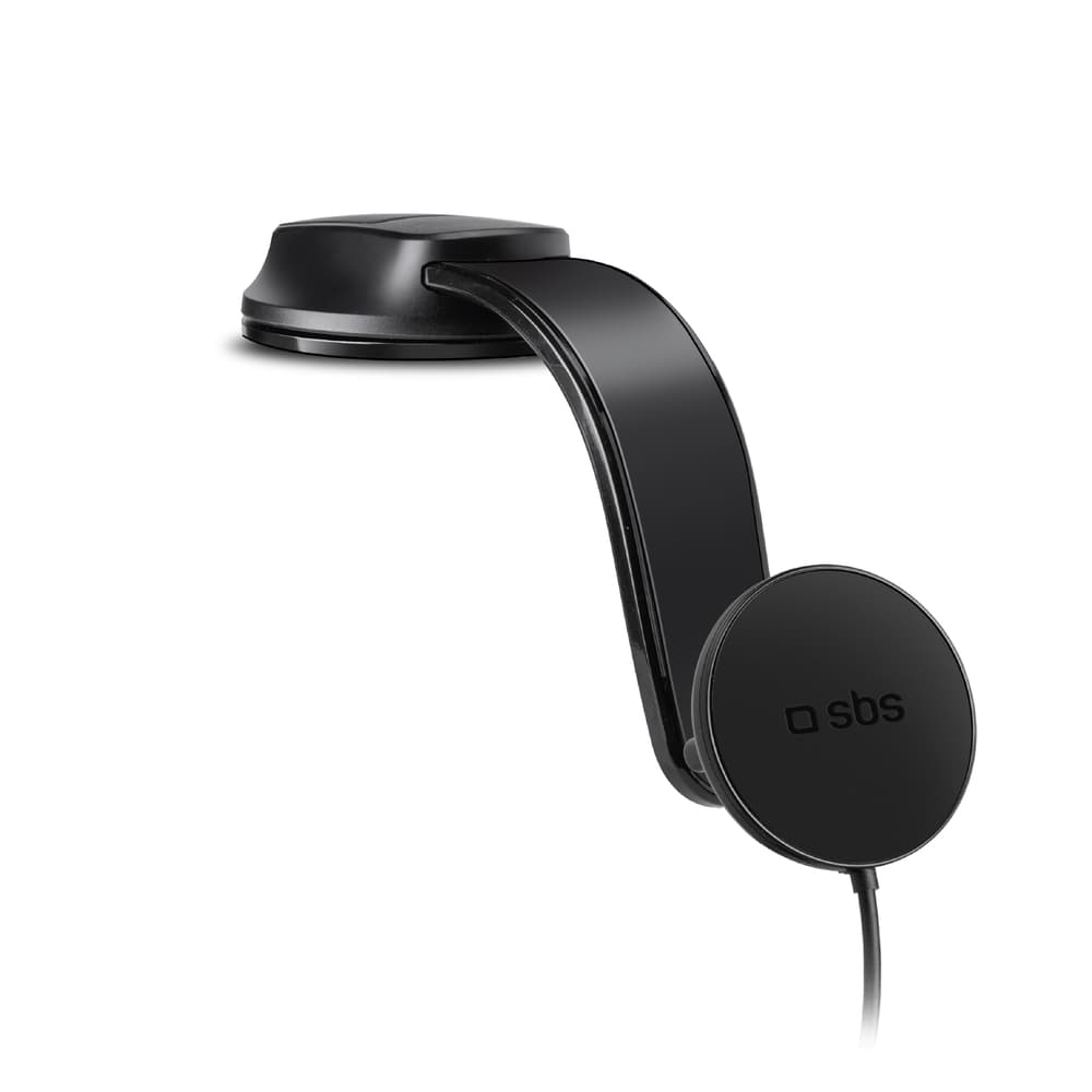 Držalo za telefon SBS TESUPPMAG15W21, indukcijski polnilnik 15W, MagSafe, črno