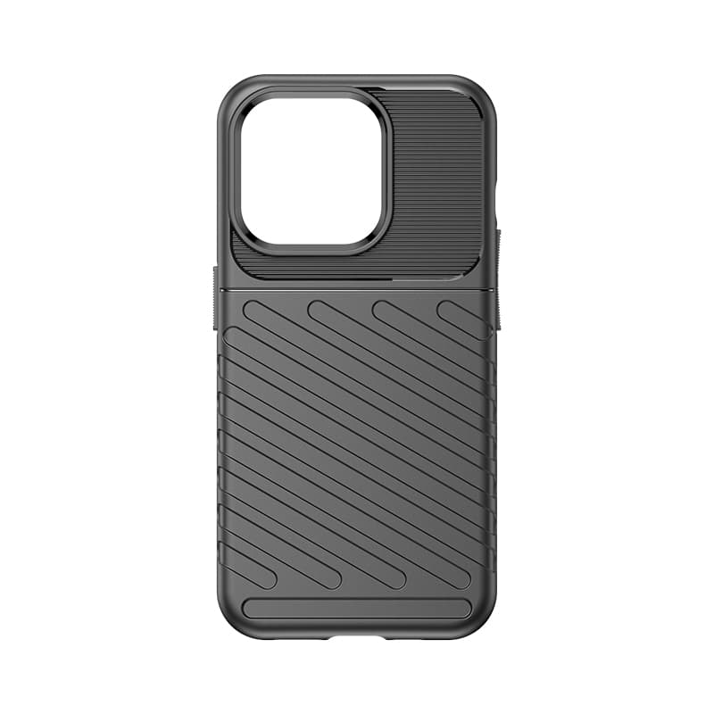 Oklepljen ovitek za iPhone 15 Pro Hurtel Thunder Case - moder 2
