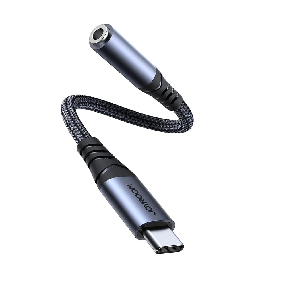 Joyroom SY-C01 USB-C na 3.5 mm jack DAC adapter - črn 2