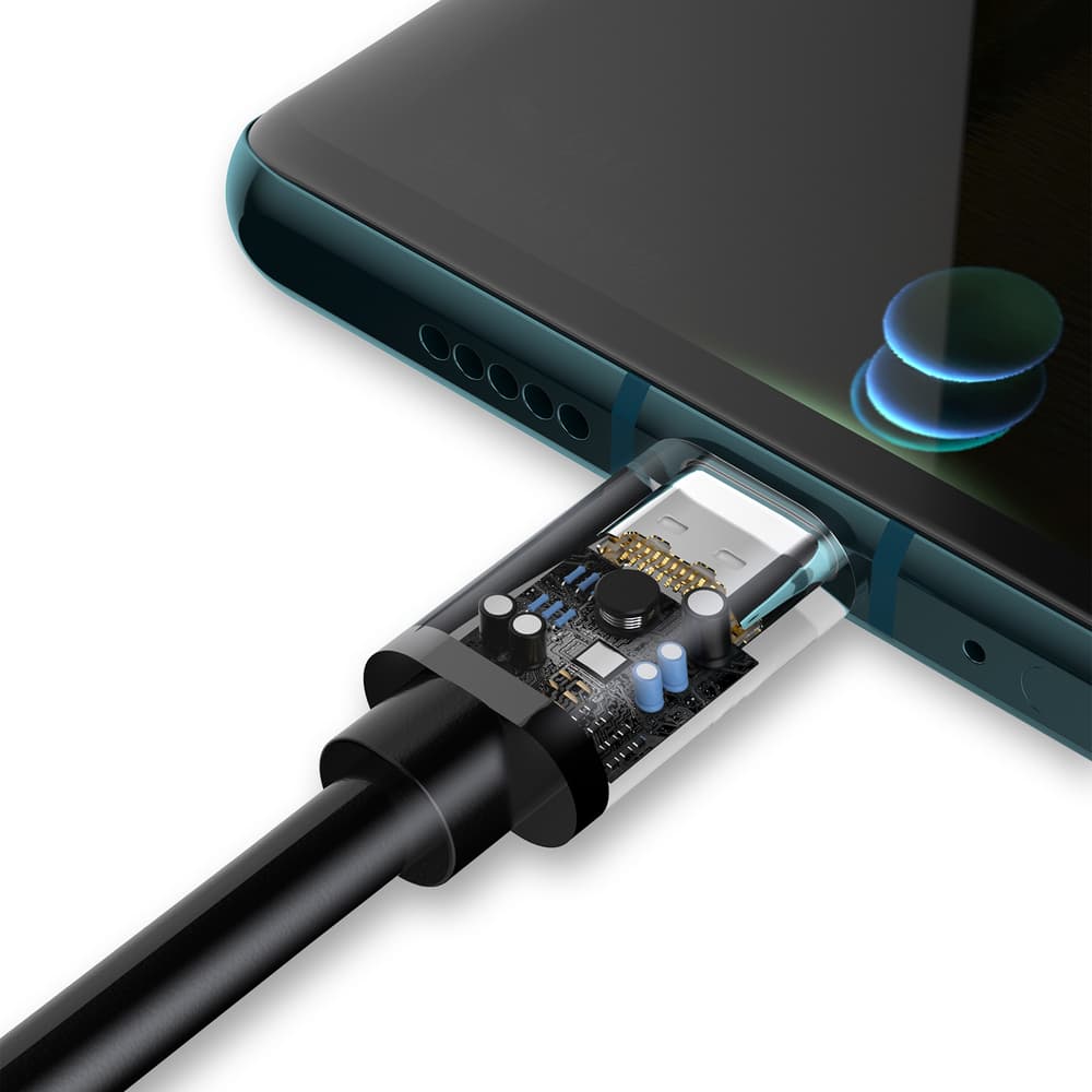 Dudao USB-C kabel Super Fast Charge 1m, črn 8