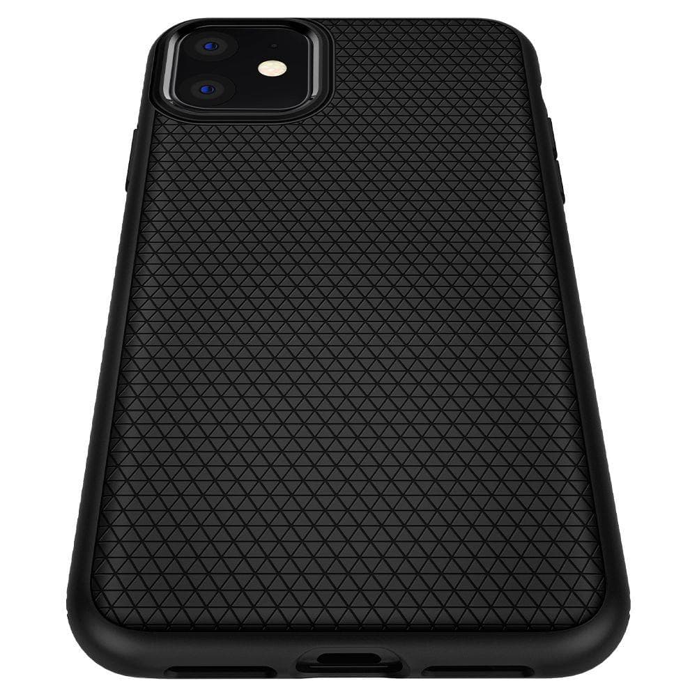 Spigen Liquid Air ovitek za iPhone 11 - mat črn 7
