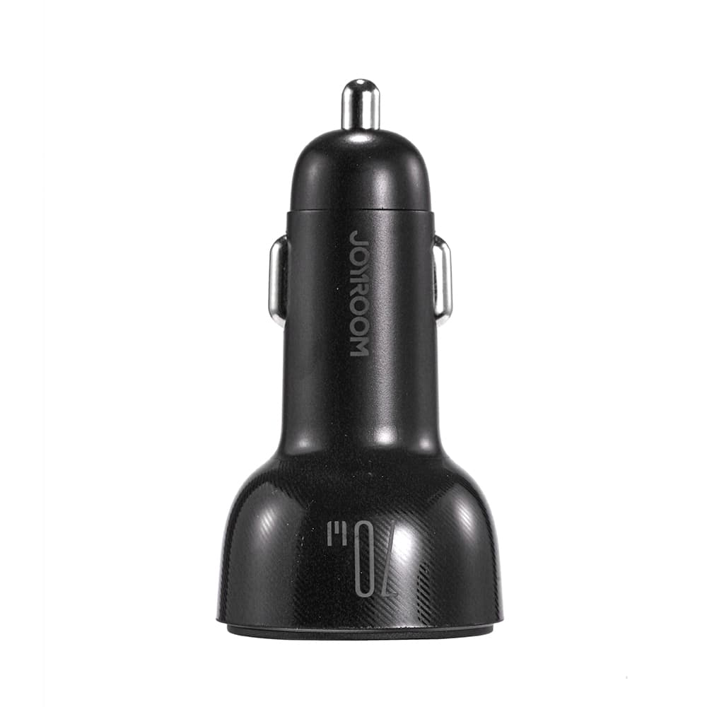 Joyroom 70W avtomobilski polnilnik, 3 vrata (USB, 2x USB C), črn 2
