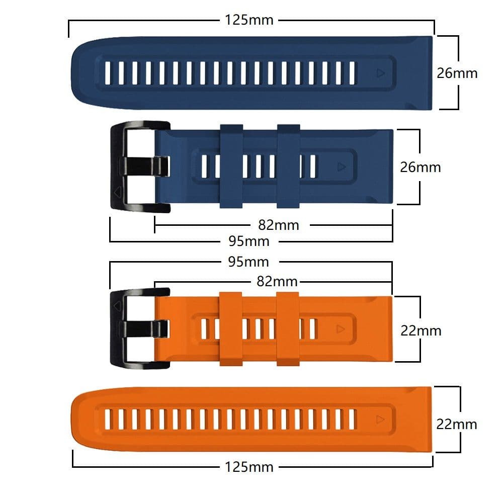 Pass-Fit pašček Tech-Protect IconBand Garm. Fenix 5/6/7 - mornarsko moder 6