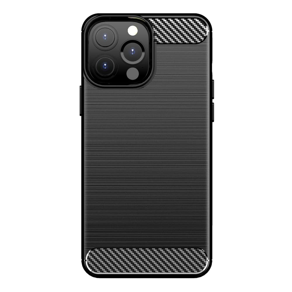 Hurtel Carbon ovitek za iPhone 13 Pro Max - črna 8