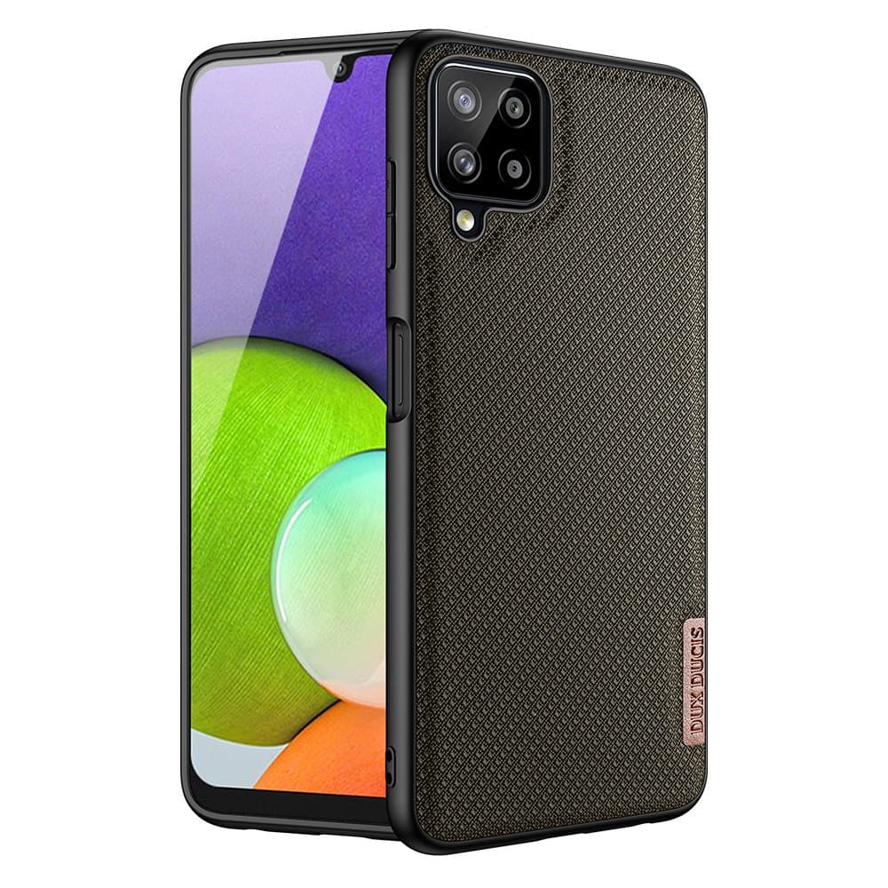 Dux Ducis Fino ovitek z najlonsko prevleko za Samsung Galaxy A22 4G - zelen