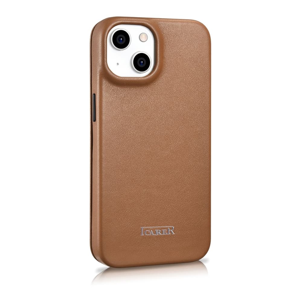 Ovitek iCarer CE za iPhone 14 Plus, rjav 3