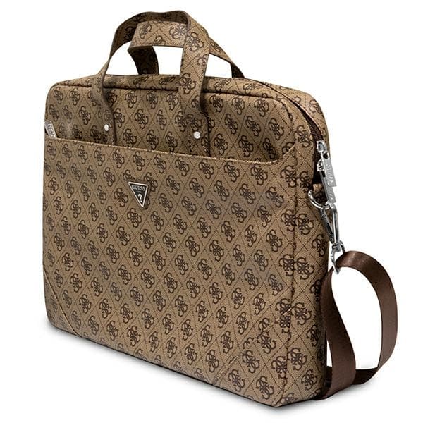 Guess Saffiano 4G torba za 16'' prenosnik - rjava 2