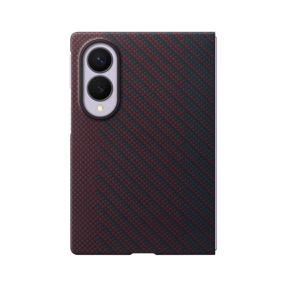 Samsung Carbon Magnet ovitek za Galaxy Z Fold 8, rdeč 3