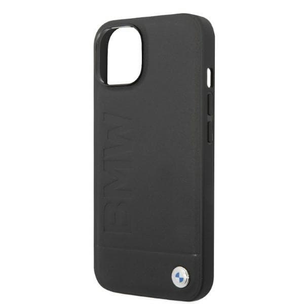 BMW ovitek za iPhone 14 Plus 6.7" (usnjeni, črn) 6