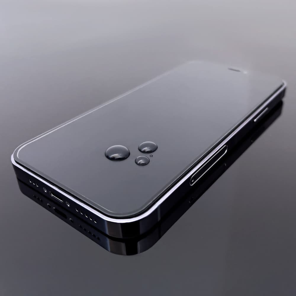 2 kosa Wozinsky kaljeno steklo Full Glue s okvirjem za iPhone 15, črno 7