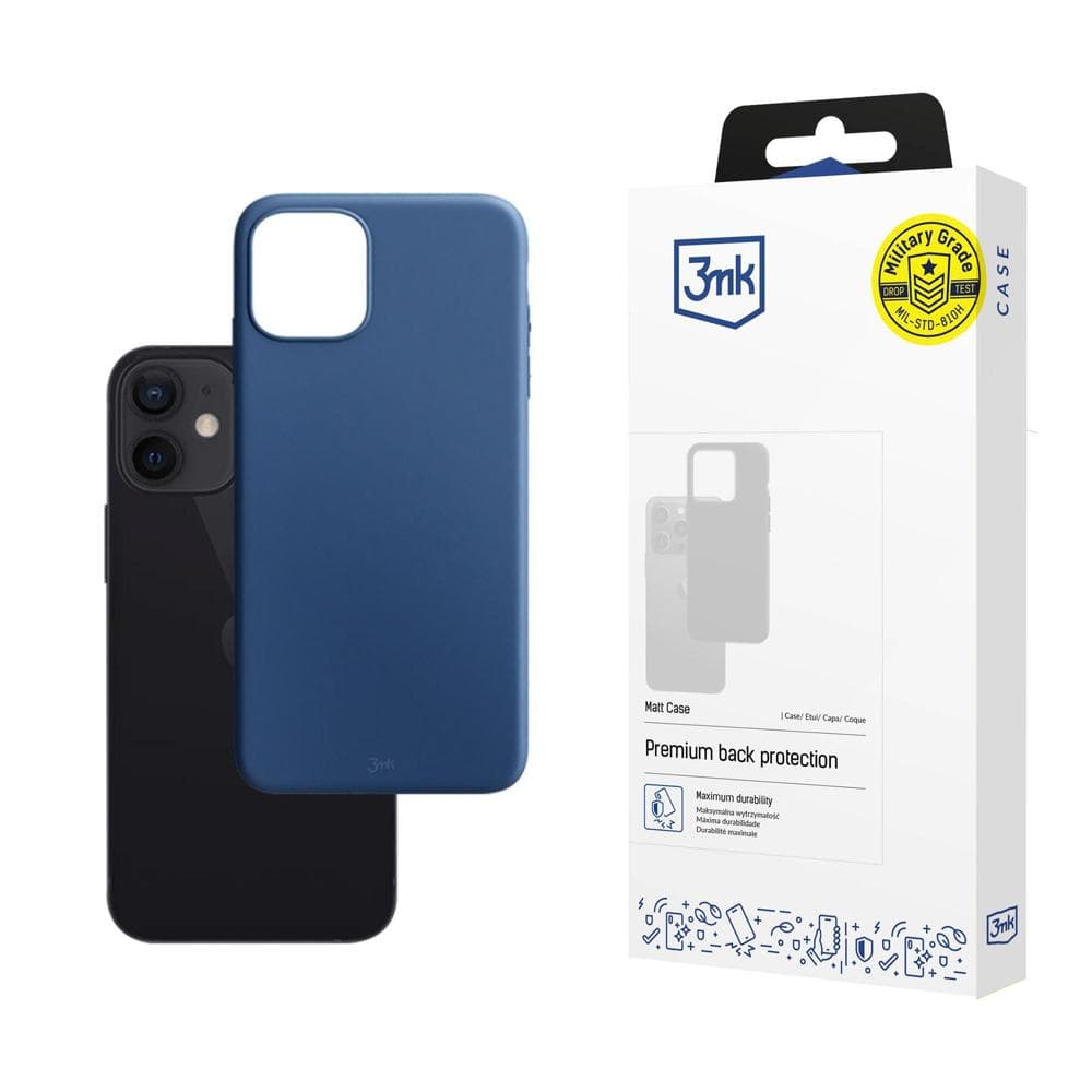 3mk Matt Case ovitek za iPhone 12 Mini - Borovnica