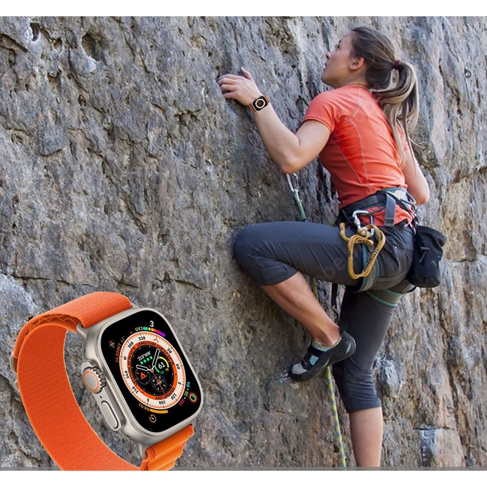 Tech-Protect Nylon Pro pašček za Apple Watch (42-49mm) - Temno zelen 5
