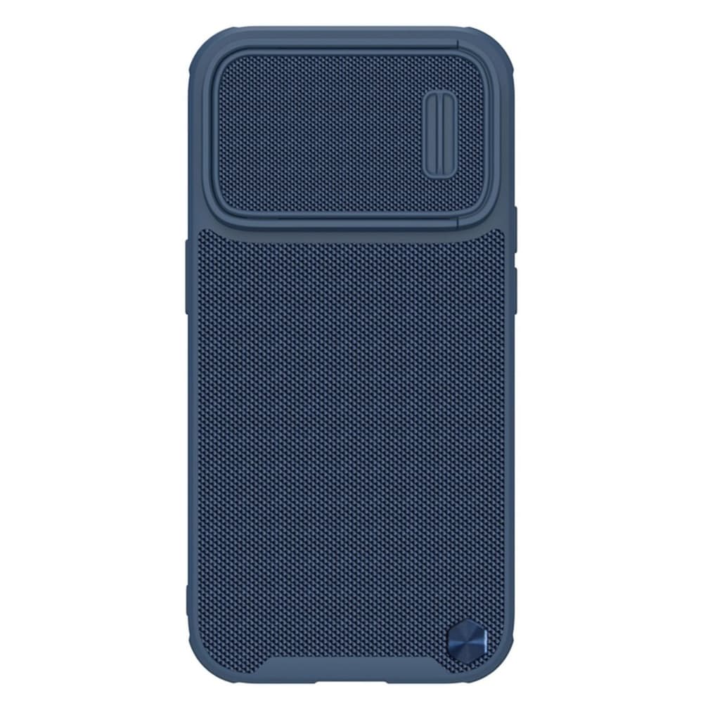 Ovitek Nillkin Textured S za iPhone 14 Pro, ojačan z zaščito kamere, moder