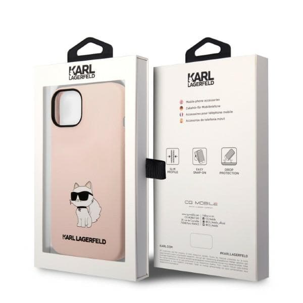 Karl Lagerfeld Silicone Choupette etui za iPhone 14 Plus 6.7" roza 8