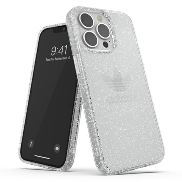 Adidas OR Protective Clear ovitek z bleščicami za iPhone 13 Pro / 13 - Prozoren/srebrn