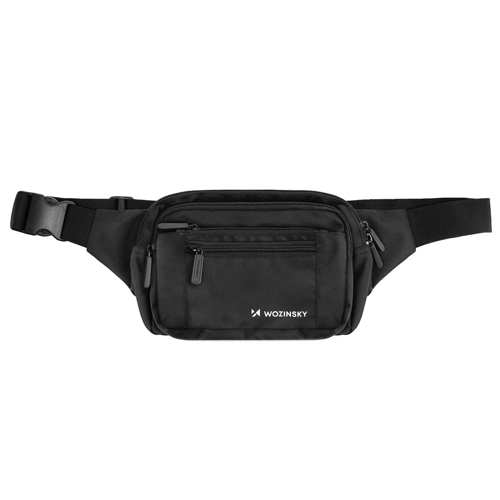 Wozinsky unisex mini naramna torba WMS-W1, vodoodbojna - črna