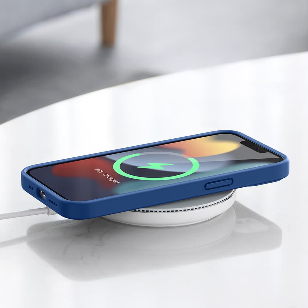Ugreen Zaščitni silikonski ovitek za iPhone 13 Pro, moder 8