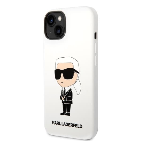 Karl Lagerfeld Silicone Ikonik etui za iPhone 14 Plus 6.7" belo 2