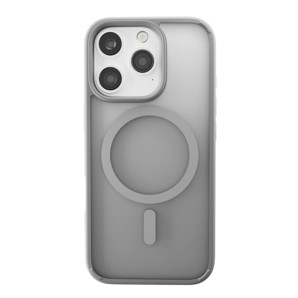 Puro Gradient MagSafe silikonski ovitek za iPhone 16 Pro Max - srebrn 3