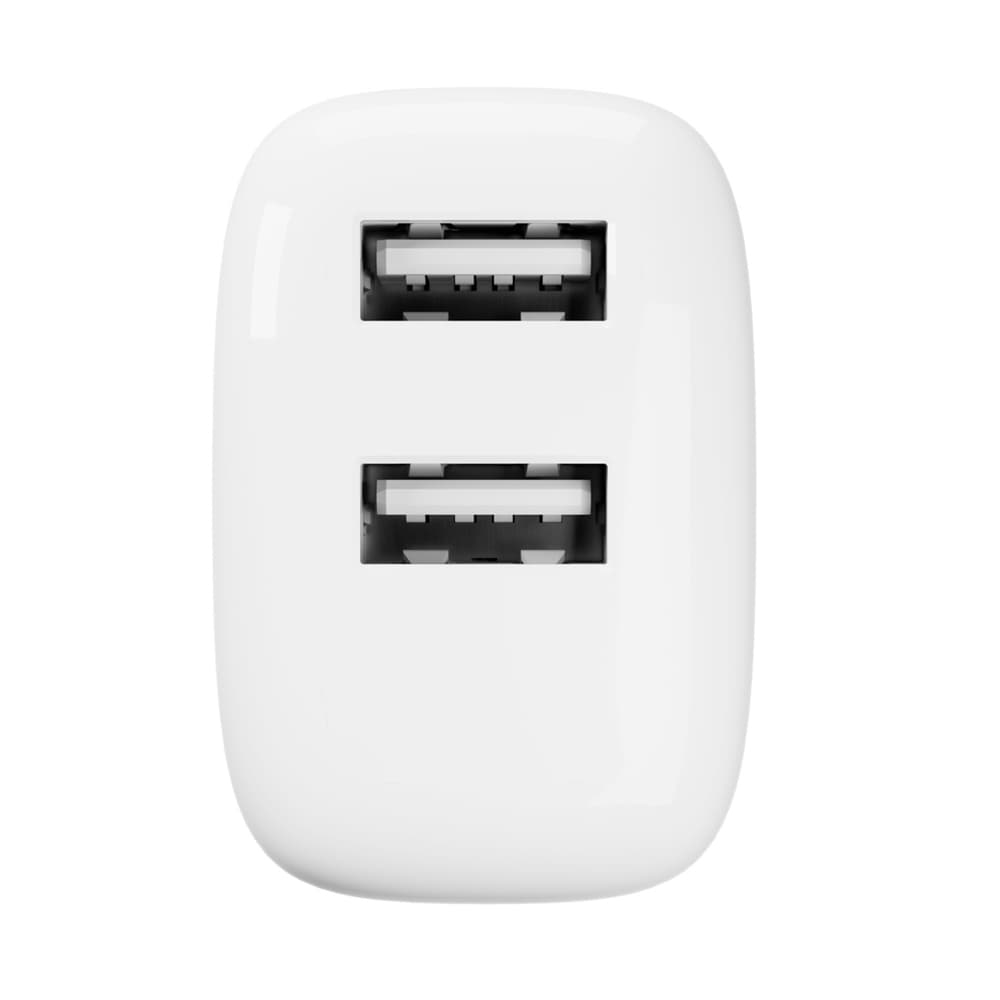 Puro PROLITE 10W 2x USB-A stenski polnilnik - bel 7