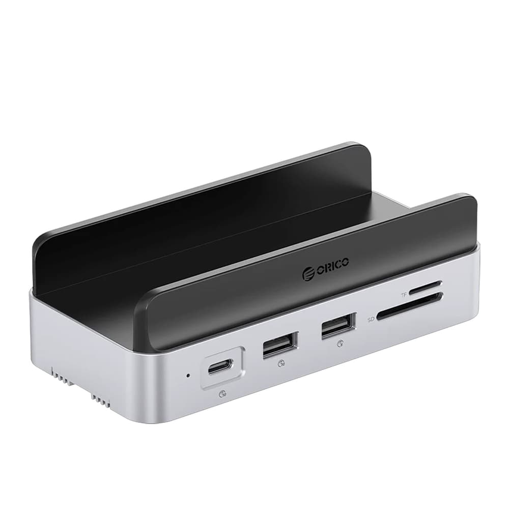 Orico MiniDock 10-v-1 priklopna postaja z M.2 SSD ležiščem, srebrna