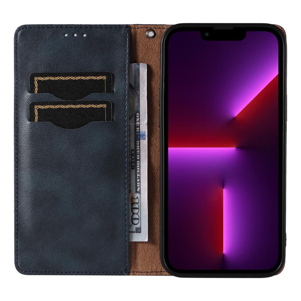 Hurtel Magnet Strap etui za iPhone 12 Pro Max, denarnica, moder 8