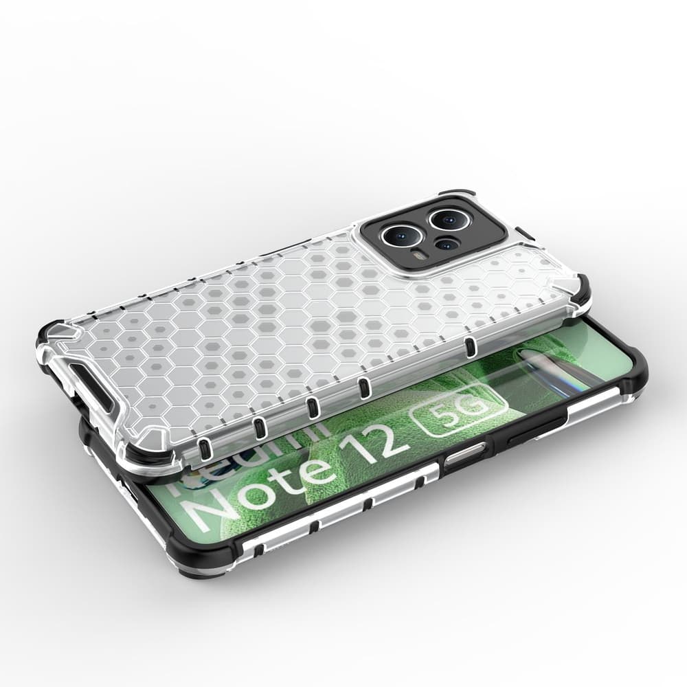 Hurtel Honeycomb etui za Xiaomi Redmi Note 12 5G / Poco X5 5G, črn 6