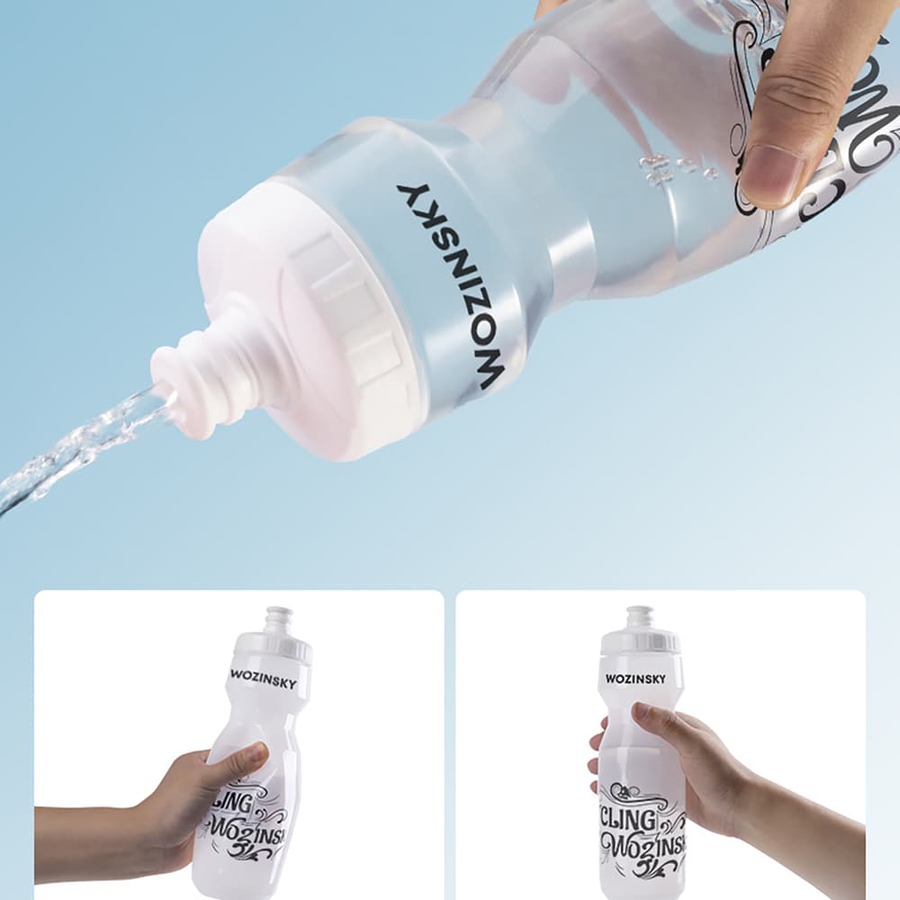 Hurtel kolesarska bidon 750 ml - prozoren 6