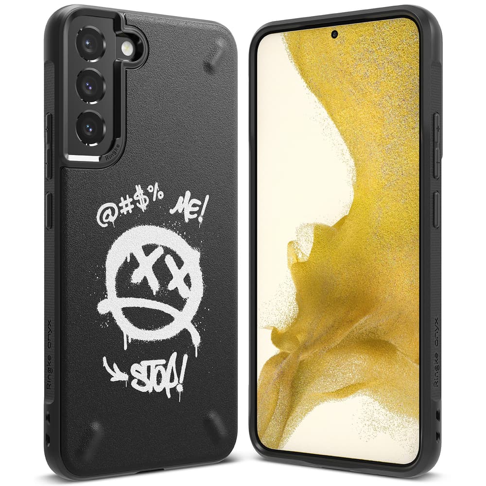 Ringke Onyx Design ovitek za Samsung Galaxy S22+ (S22 Plus) črn (Graffiti)