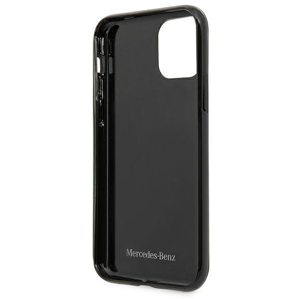 Ovitek Mercedes Silver Stars za iPhone 11 / Xr - črn 4