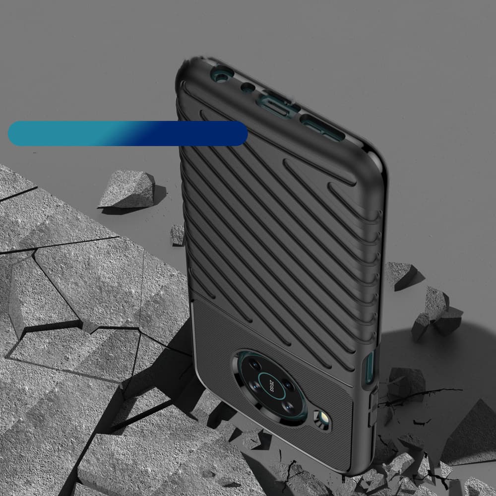 Hurtel Thunder Case prožno oklepno ovitka za Nokia X100 črna 6