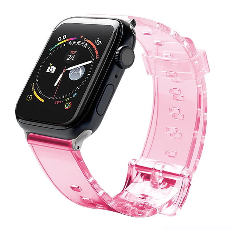 Hurtel Strap Light silikonski pašček za Apple Watch 38/40 mm, rdeč