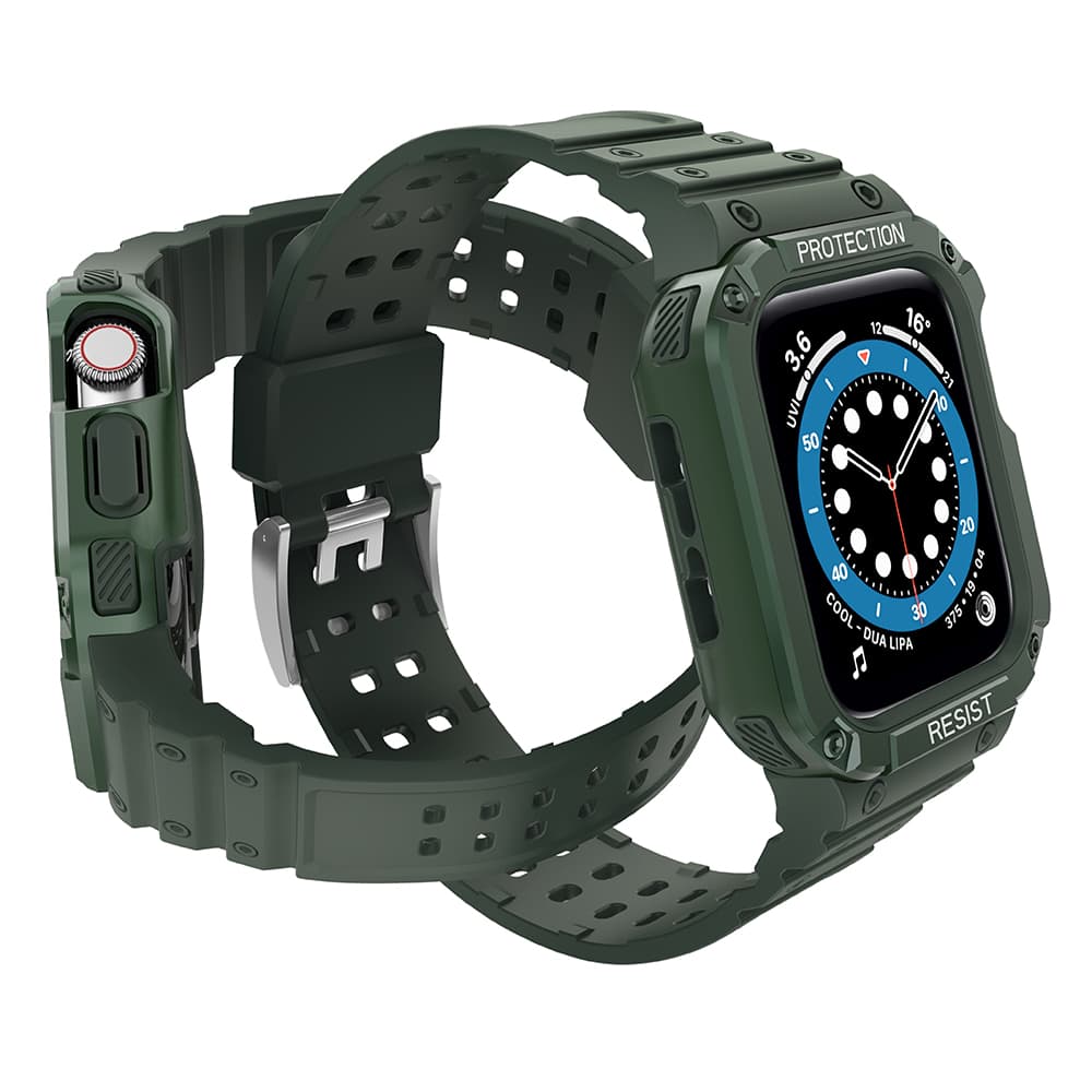 Hurtel Protect Strap Band za Apple Watch 38/40/41mm, zelena 3