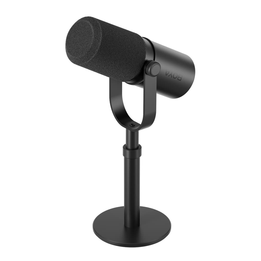 BOYA CastMic P60D namizni studio mikrofon, USB/XLR, črn