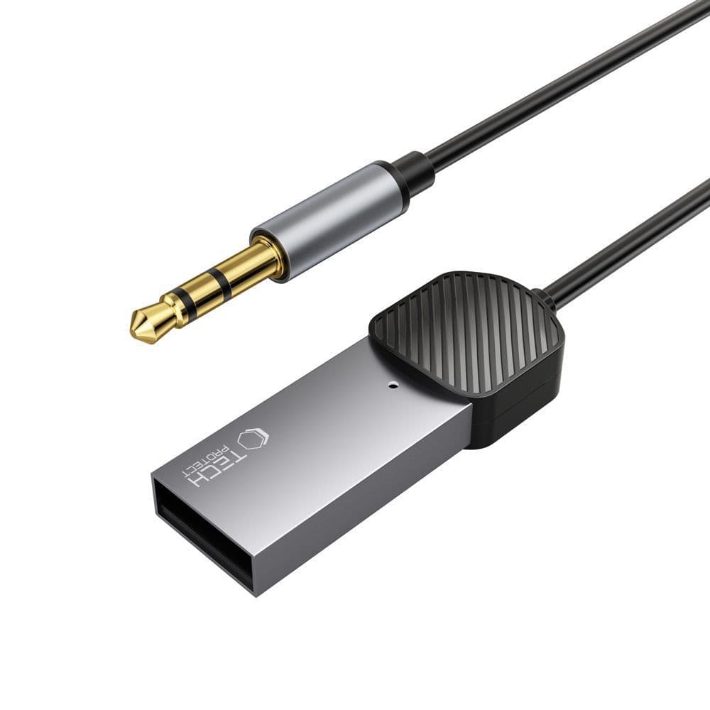 Tech-Protect UltraBoost audio adapter mini jack 3.5mm (M) / Bluetooth, siv 2