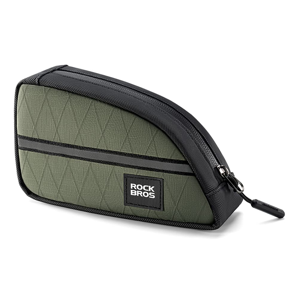 Rockbros trikotna kolesarska torba 0.8L - zelena
