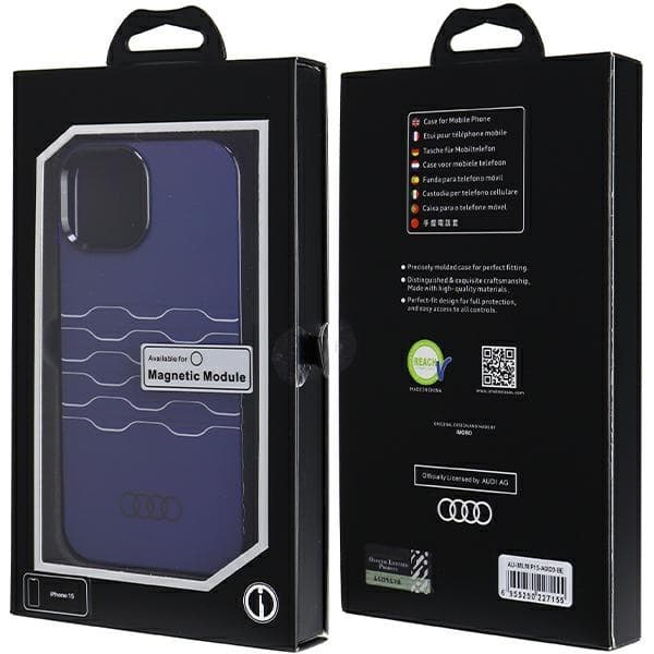 Audi IML MagSafe ovitek za iPhone 15 / 14 / 13 - modra 7
