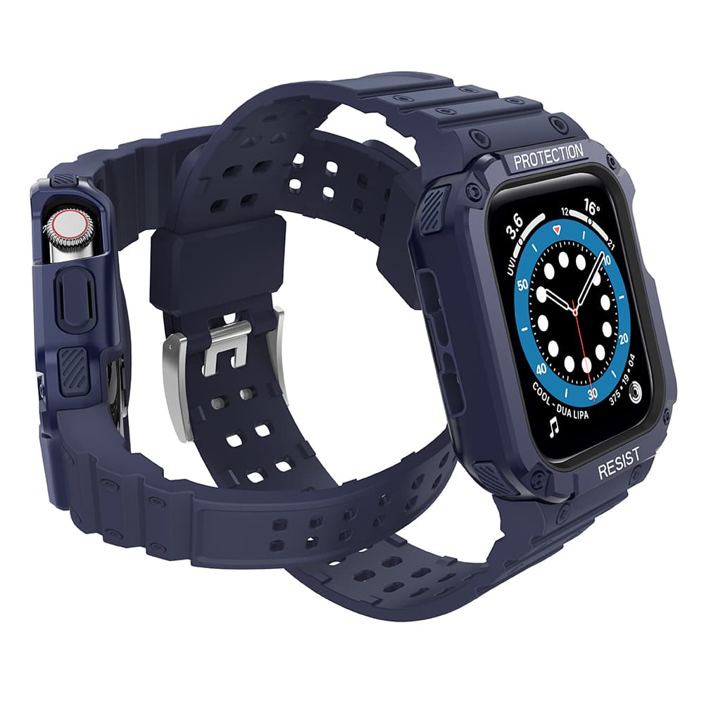 Hurtel Protect Strap Band za Apple Watch 42/44/45mm - Modra 3