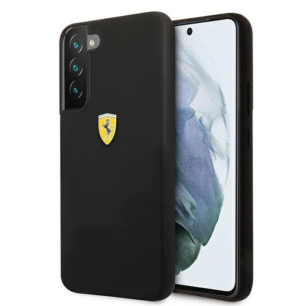 Ferrari FESSIHCS22MBK S22+ S906 ovitek, črn, On Track Silicone