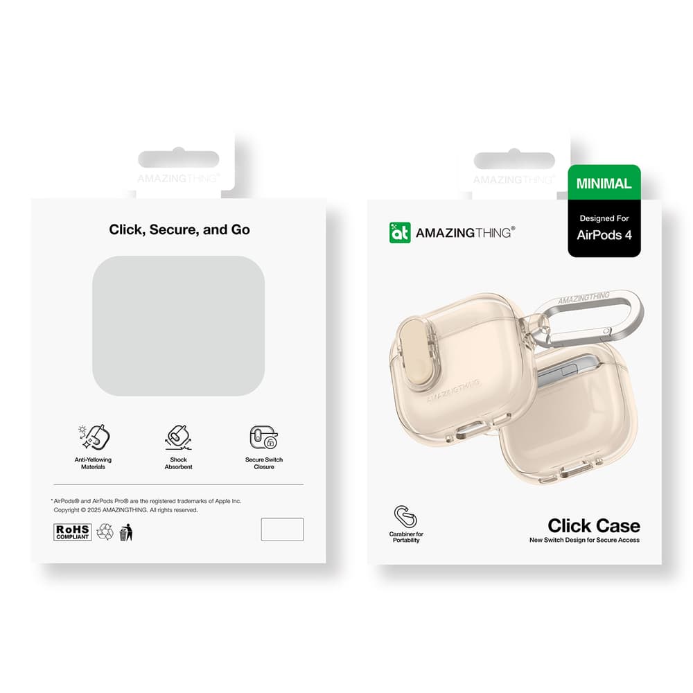 AmazingThing Etui za AirPods 4 Minimal - Desert 5