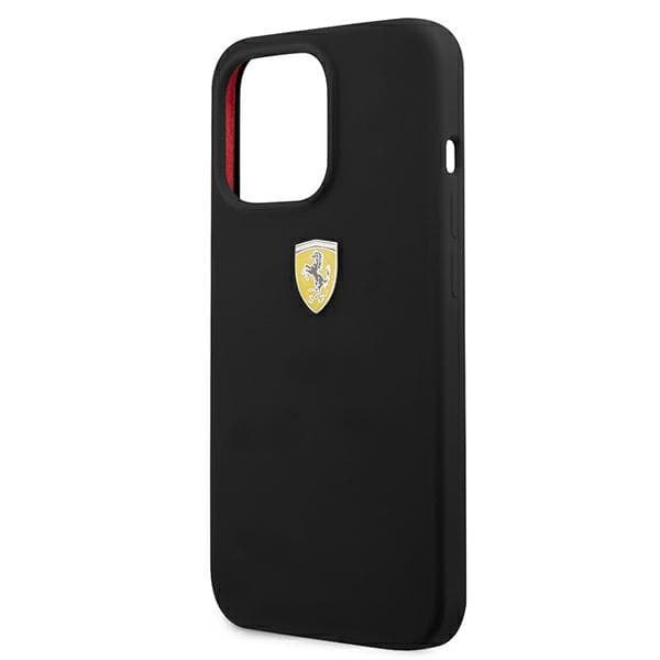 Ferrari ovitek za iPhone 13 / 13 Pro 6.1" (silikonski, črn) 6