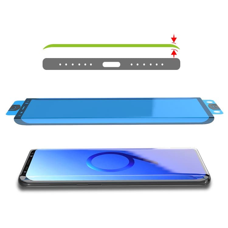 3D Edge Nano Flexi Glass Hybrid zaščita za zaslon z okvirjem za Xiaomi Mi 11, prozorna 2