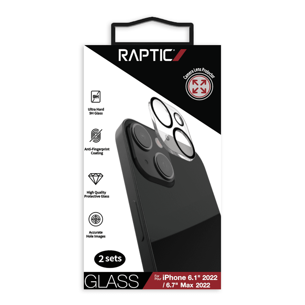 Raptic X-Doria Kamera Steklo 2x za iPhone 14, za objektiv 2