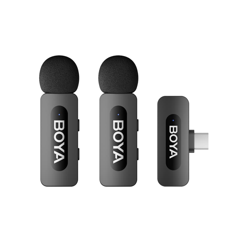 Boya BY-V20 V2.0 2.4GHz brezžični mikrofona - črna