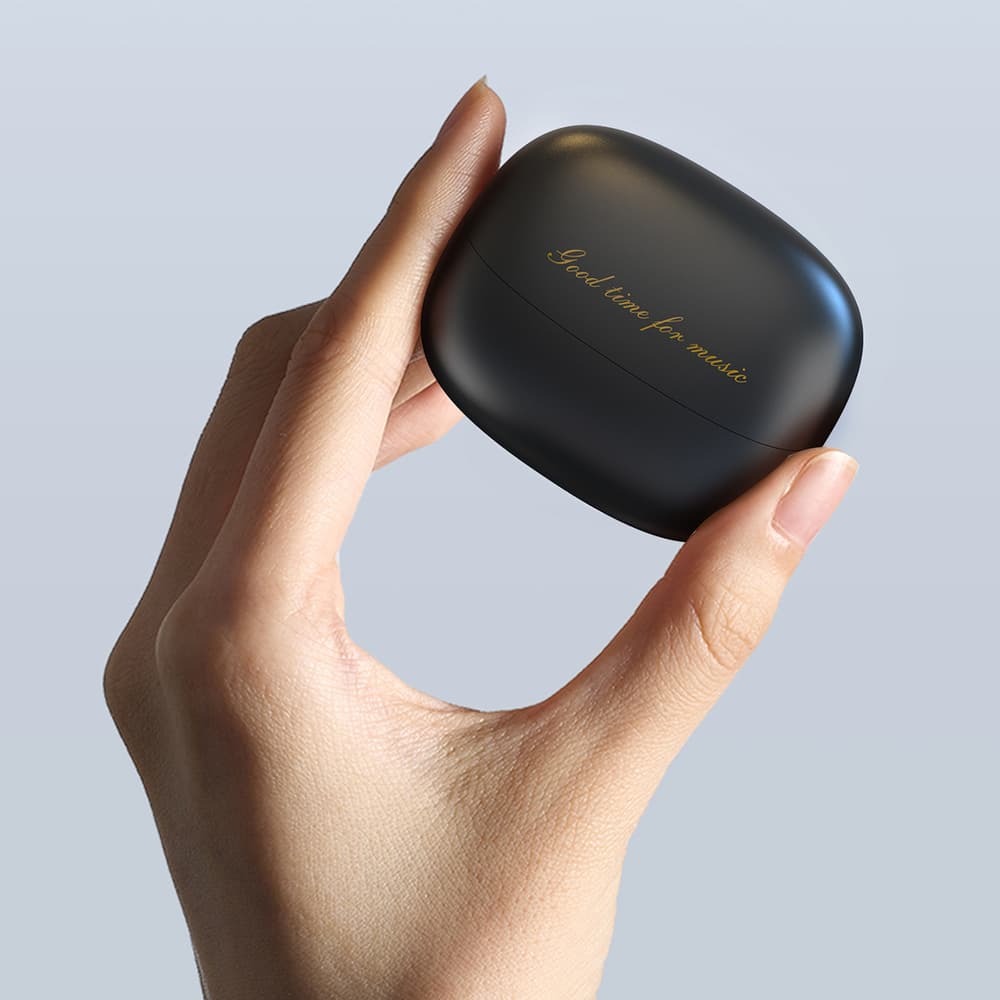 Dudao U21 TWS ANC ENC Bluetooth slušalke - črne 4