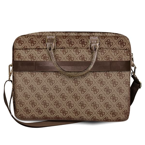 Torba za prenosnik Guess 4G Big Logo do 16" - rjava 2