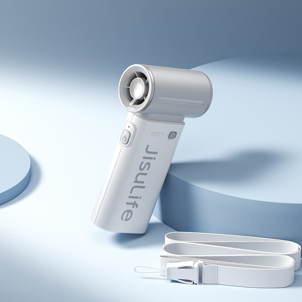 Jisulife Handheld Fan Life9 3600mAh ročni mini pihalnik USB ventilator - siv 6