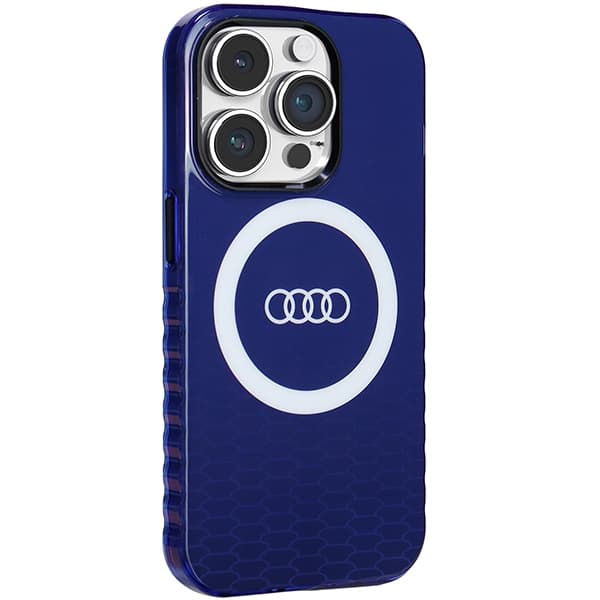 Audijeva ovitek MagSafe Big Logo IML za iPhone 14 Pro - moder 6
