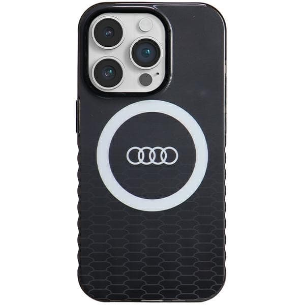 Audijeva ovitek MagSafe Big Logo IML za iPhone 14 Pro - črn